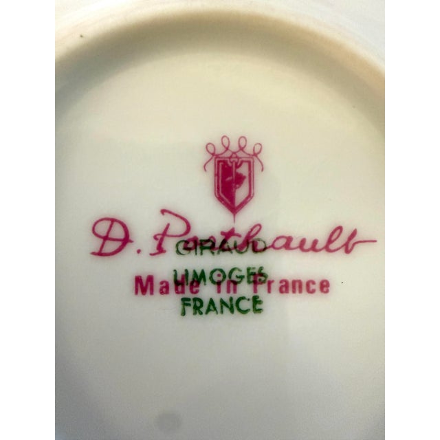 D Porthault Limoges Les Coeurs Pink Hearts Trinket Dish For Sale - Image 11 of 12