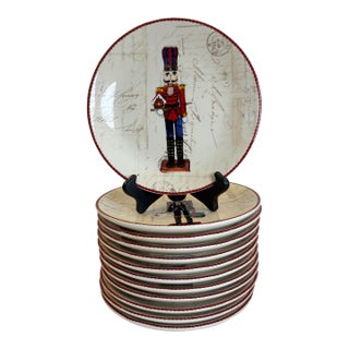 Williams Sonoma Nutcracker Salad Plates - Set of 12 For Sale