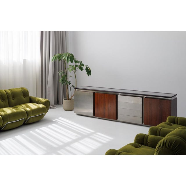 Large Parioli Sideboard or Room Divider by Giotto Stoppino for Acerbis, 1980s For Sale - Image 6 of 9