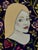 2020s Sofia Bonati Agnes Art Nouveau Watercolor, Framed For Sale - Image 5 of 12