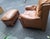 Afra & Tobia Scarpa Set of Bergere Artona Armchair and Ottoman in Caramel Leather by Afra and Tobia Scarpa for Maxalto, 1970s For Sale - Image 4 of 13
