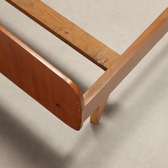 Brown Vintage Single Bed in Teak, 1960s For Sale - Image 8 of 13