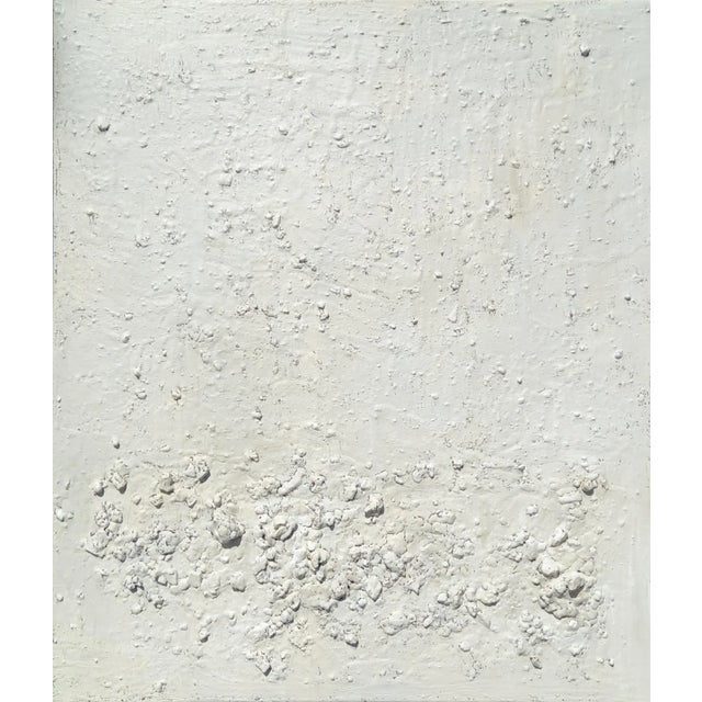 24" X 28" 'California Beach' # 1 - Natural Palette Abstract Relief Seascape / Seaside / Marine Oil Painting / Earth Tones / Pacific Ocean For Sale