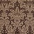 Traditional Schumacher Kennedy Damask Fabric In Brown For Sale - Image 3 of 5