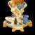 Early 20th Century Antique Majolica Figural Tazza Centerpiece With Maiden & Cherub For Sale - Image 5 of 7