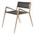 "Tmlss" Chair, With Bronze and Tailor Made Woven Leather For Sale In Los Angeles - Image 6 of 8