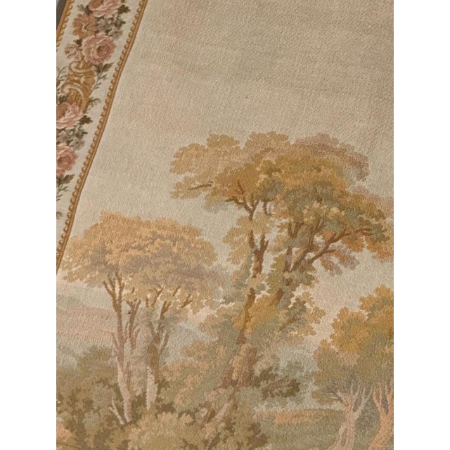 Vintage Aubusson French Jaquar Tapestry, 1960s For Sale - Image 10 of 18