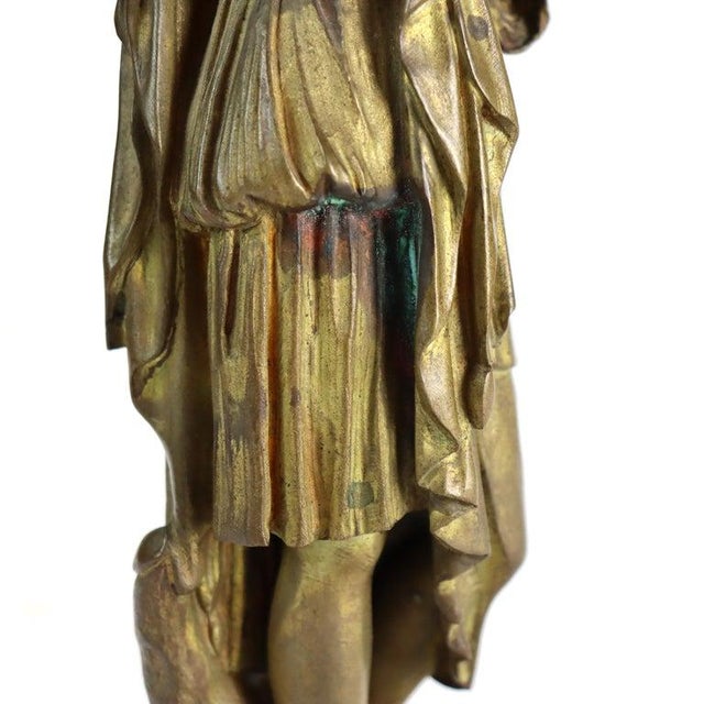 Antique Barbedienne Classical Grand Tour Bronze Sculpture of Diana C1890 For Sale - Image 9 of 13