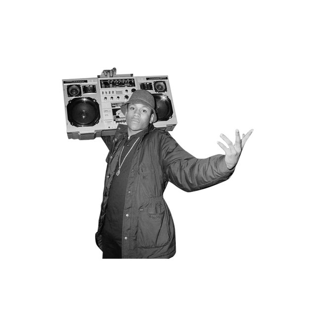 Ll Cool J' Contemporary Archival Black and White Photograph