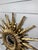 Gold Vintage French Sunburst Convex Mirror For Sale - Image 8 of 9