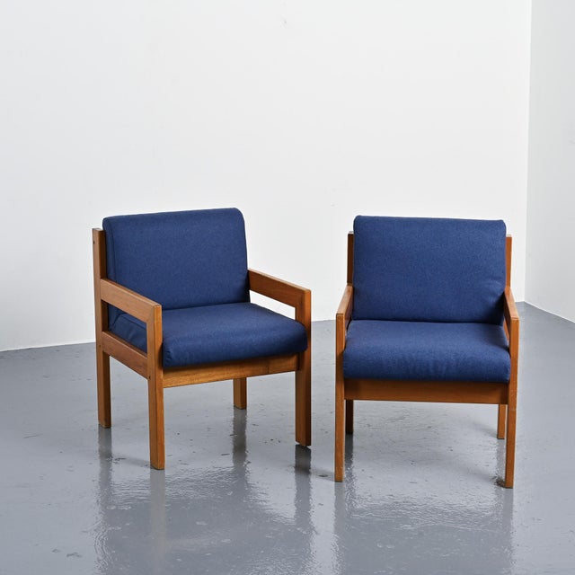 Vintage Lounge Chairs by André Sornay, 1960s, Set of 2 For Sale - Image 3 of 16
