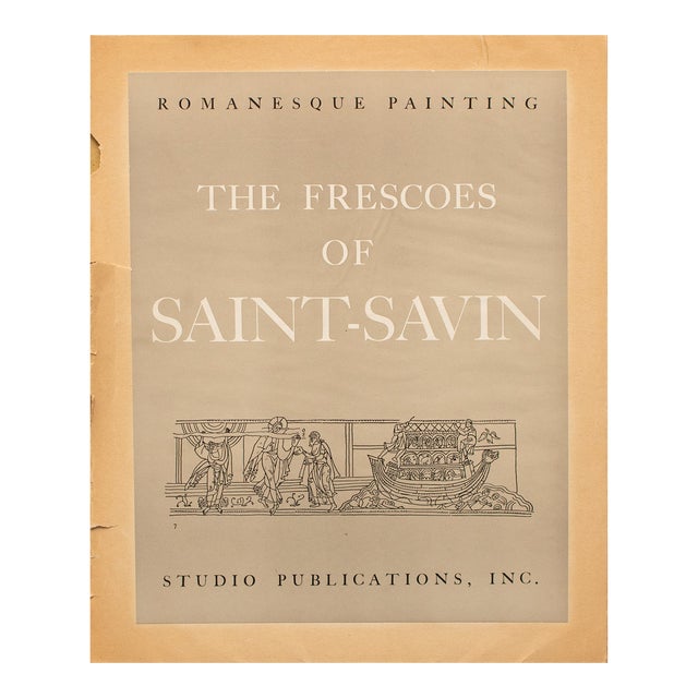 The Frescos of Saint-Savin, 1944 Art Book With 20 Full-Color Inserted Prints For Sale