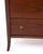 T.H. Robsjohn Gibbings Widdicomb Walnut Five Drawer Chest Klismos Leg Book Matched For Sale - Image 12 of 13