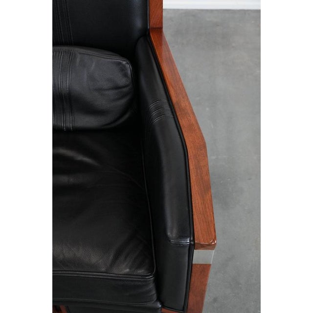 Black Art Deco Black Decoforma Series Armchair from Schuitema For Sale - Image 8 of 18
