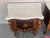 Early 20th Century French Louis XV Marquetry Marble-Top Nightstand or Side Tables, A Pair For Sale - Image 10 of 18