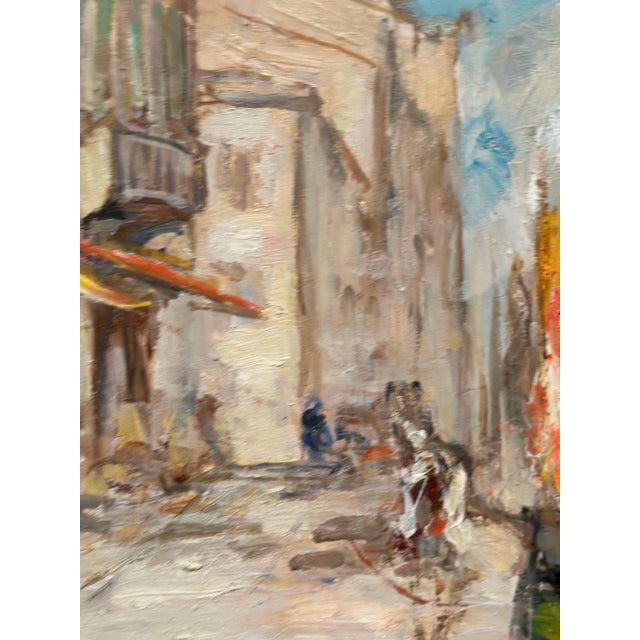 Knut Norman, Harbour Motif, 1950s, Oil on Panel, Framed For Sale - Image 13 of 15