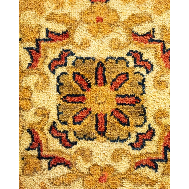 Traditional Mogul, One-of-a-Kind Hand-Knotted Area Rug - Orange, 8' 4" x 10' 1" For Sale - Image 3 of 8