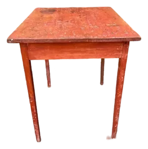 Antique 19th Century Early American Primitive Style Painted Tavern Table