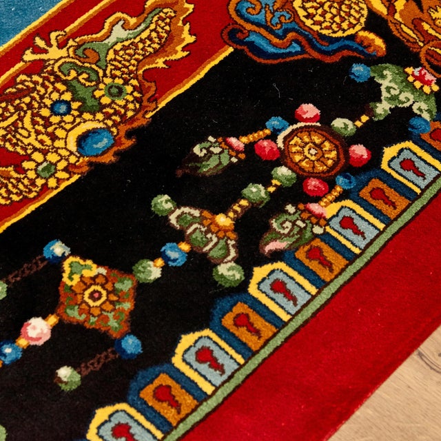 Italian Garden Silk Rug by Gianni Versace for Atelier Versace, 1980s For Sale - Image 6 of 17