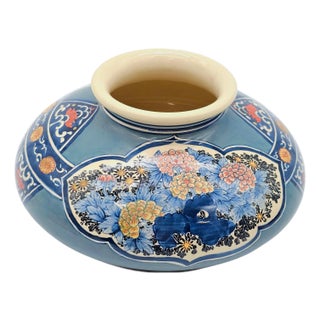 Kinkozan Satsuma Japonisme Art Deco Earthenware Vase 1921-1927 For Sale