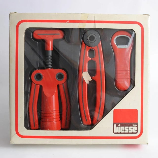 Modern Italian Bar Set by Pino Spagnolo for Biesse, 1980s, Set of 3 For Sale - Image 3 of 6