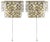 Metal Crystal Glass Wall Lamps from Palwa, Set of 2 For Sale - Image 7 of 7