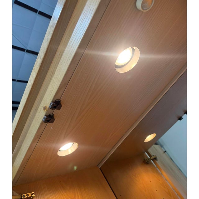 Henredon Scene Two Burlwood Dry Bar Cabinet For Sale - Image 13 of 15