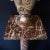 French Antique Henri Le Riche French Terra Cotta Bust & Pedestal For Sale - Image 3 of 8
