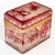 Boho Chic 19th Century Napoleon III Bohemian Cut Crystal Box For Sale - Image 3 of 10