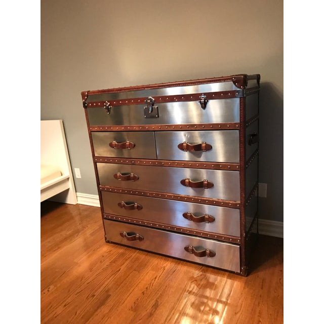 Restoration Hardware Stainless Steel Dresser Chairish