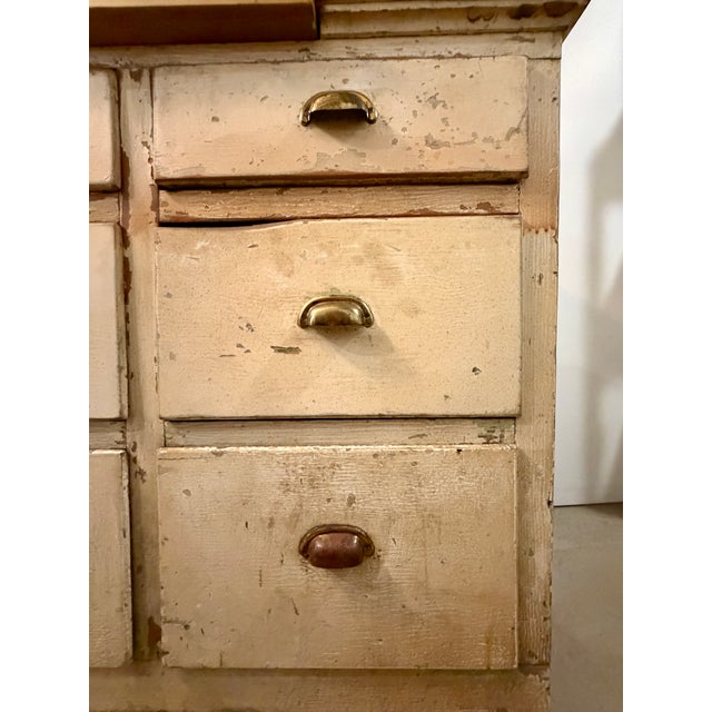 Antique Primitive Wood Cabinet For Sale In Seattle - Image 6 of 9