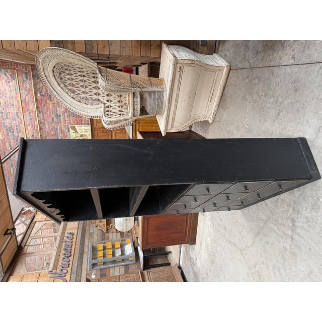 Antique Grocery Store Cabinet For Sale - Image 10 of 12
