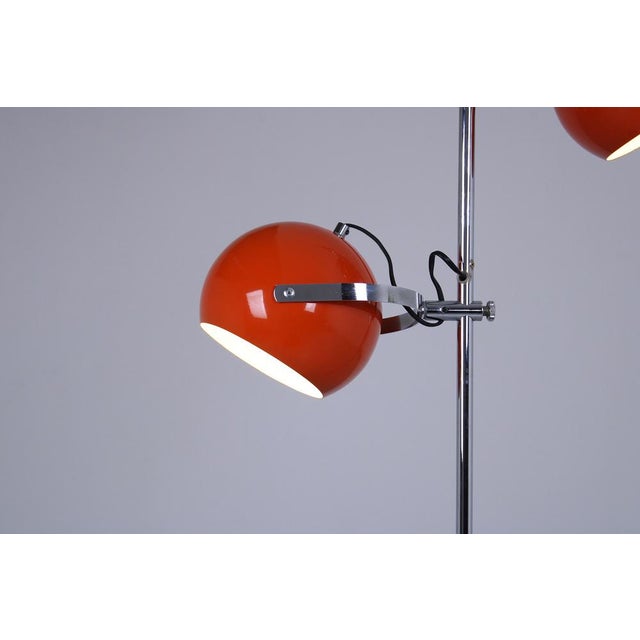 Adjustable Orange Double Eyeball Globe Floor Lamp from Herda, 1970s For Sale - Image 18 of 18