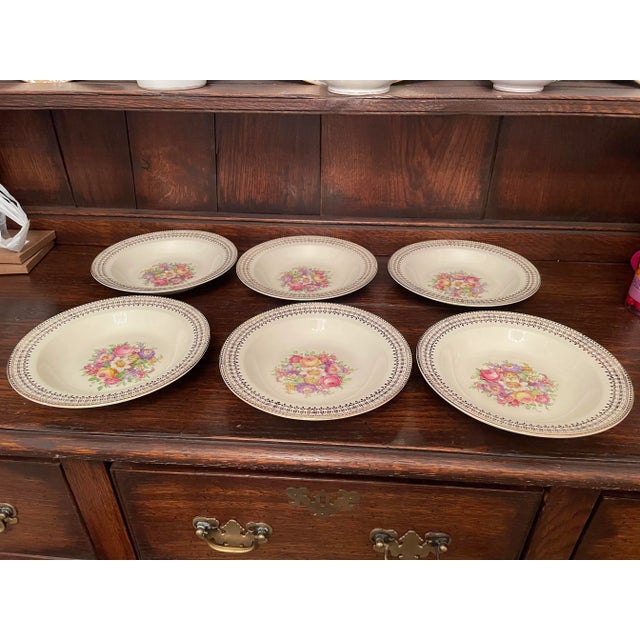 Mid 20th Century 22 Karat Gold Serving Bowls- Set of 6 For Sale - Image 11 of 11