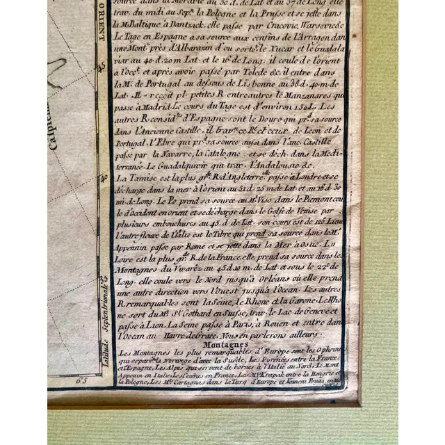 18th C. Map of European Rivers and Mountains by Jean-Baptiste Louis Clouet (1729-1790) For Sale In New York - Image 6 of 9