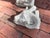 Vintage Cast Stone Rams Head Wall Brackets For Sale - Image 10 of 11