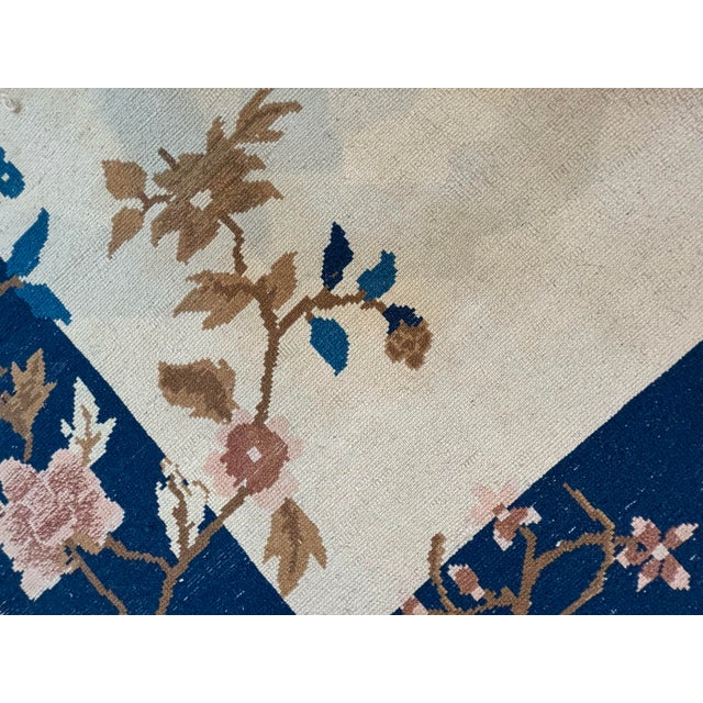 1970s Art Deco Chinese Rug , 6' X 9' For Sale - Image 4 of 6