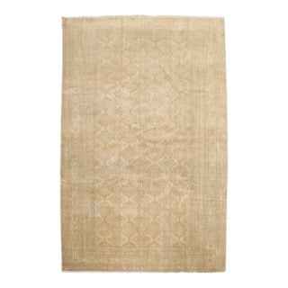 Neutral Color Vintage Bokhara Rug rug no.j4412 For Sale