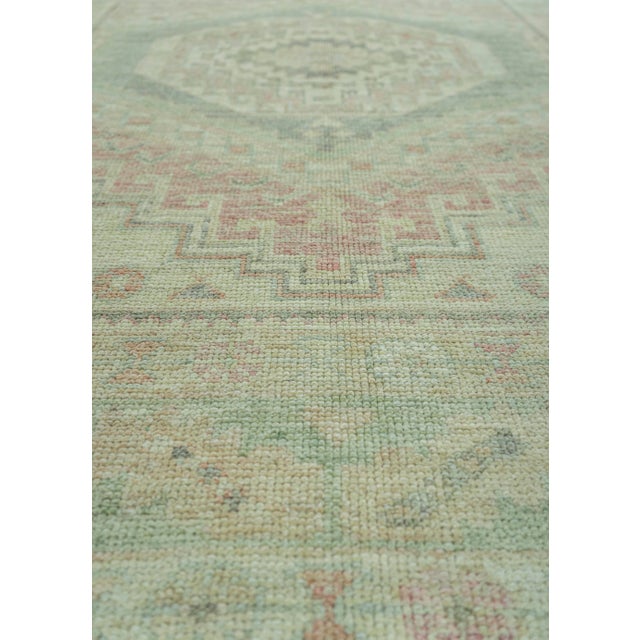 Turkish Oushak Rug 5'2" x 7'6" #19306 Explore a curated collection of hallway runners, wool rugs, and handmade...