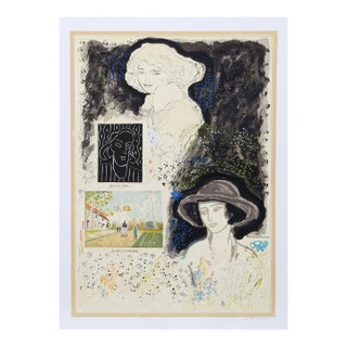 Portrait of a Woman, Michael Eisemann Screenprint, Signed and Numbered in Pencil For Sale