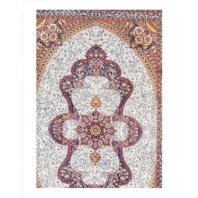 Viscose on a cotton foundation with a medallion This rug has a dense, soft pile, and excellent quality, to ensure that you...