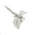 Modern Late 20th Century Rare Tiffany & Co. Platinum and Diamond Dragonfly Enhancer For Sale - Image 3 of 7