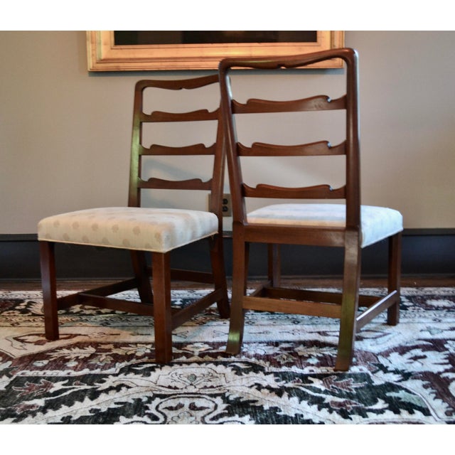 20th Century Ladder Back Chairs by Kittinger - Set 6 For Sale In Boston - Image 6 of 10