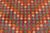 Textile Contemporary Balochi Red/Blue Wool Rug - 5'1''x8'4'' For Sale - Image 7 of 10