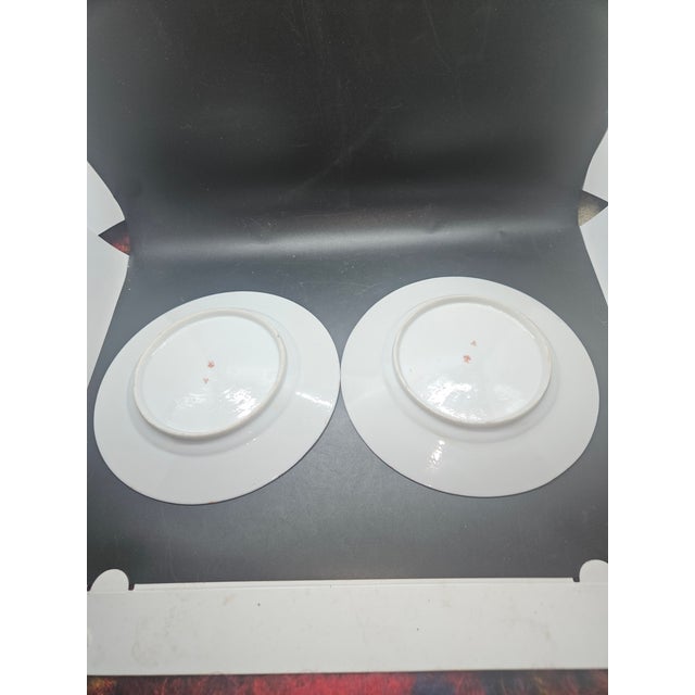 1960s Set of Two, Vintage Japanese Porcelain Dragon Plates For Sale - Image 5 of 6