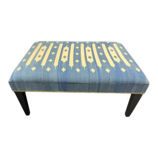 Vintage Indian Inspired Ottoman For Sale