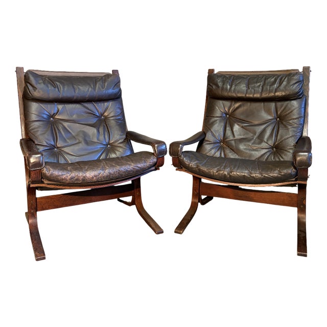 Siesta Armchairs attributed to Ingmar Relling, Set of 2 For Sale