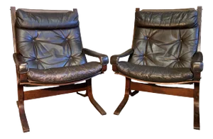 Siesta Armchairs attributed to Ingmar Relling, Set of 2
