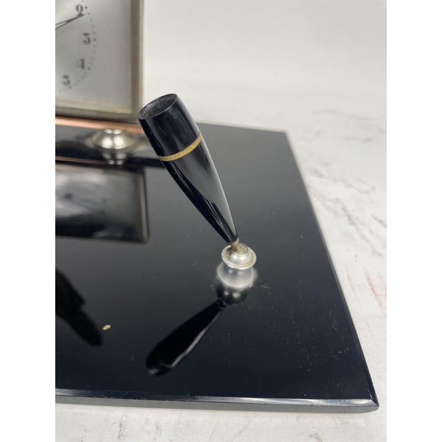 Pen Holder with Clock, 1920s For Sale - Image 3 of 7