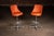 Mid-Century Modern Pair of MCM Orange Vinyl Swivel Chairs by Chromcraft For Sale - Image 3 of 8